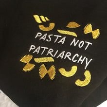 Load image into Gallery viewer, Pasta not Patriarchy Embroidered Tshirt ✨