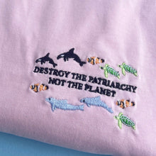 Load image into Gallery viewer, Destroy the Patriarchy Not The Planet Jumper, Tea Please Jumper