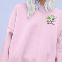 Load image into Gallery viewer, Destroy The Patriarchy Dinosaur Jumper