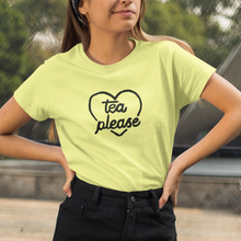 Load image into Gallery viewer, Tea Please Heart Tshirt, Tea Please T-shirt