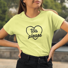 Load image into Gallery viewer, Tea Please T-shirt, Tea Please T-shirt, Tea Please Heart T-shirt