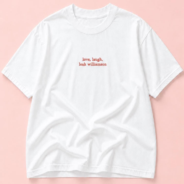 Love, Laugh, Leah Williamson, England Football T-Shirt