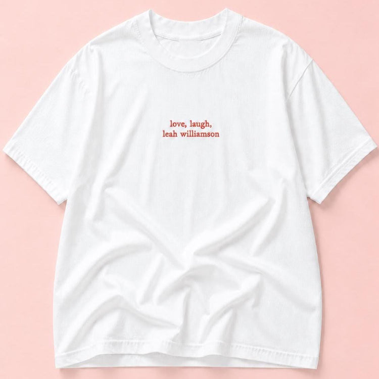 Love, Laugh, Leah Williamson, England Football T-Shirt