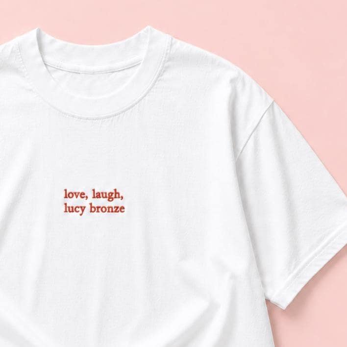 Love, Laugh, Lucy Bronze, England Football T-Shirt