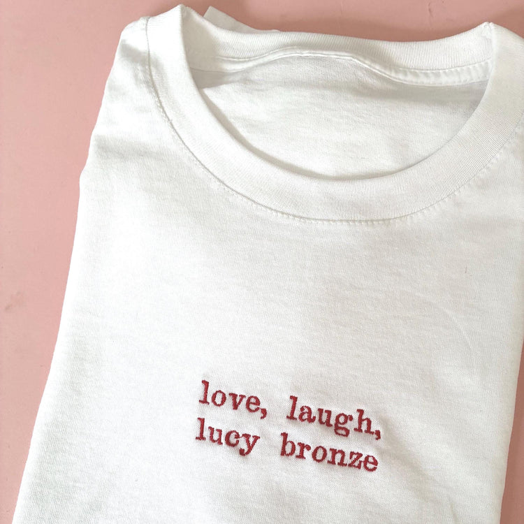 Love, Laugh, Lucy Bronze, England Football T-Shirt